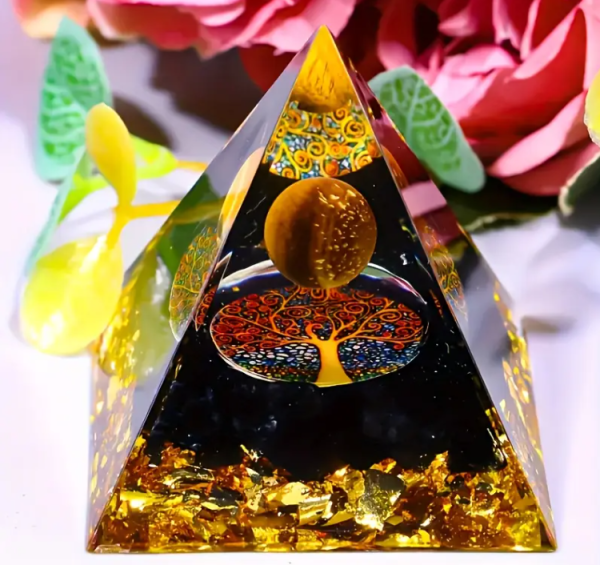 Orgone Enerji Piramidi – Kaplan Gözü & Obsidyen Taşı