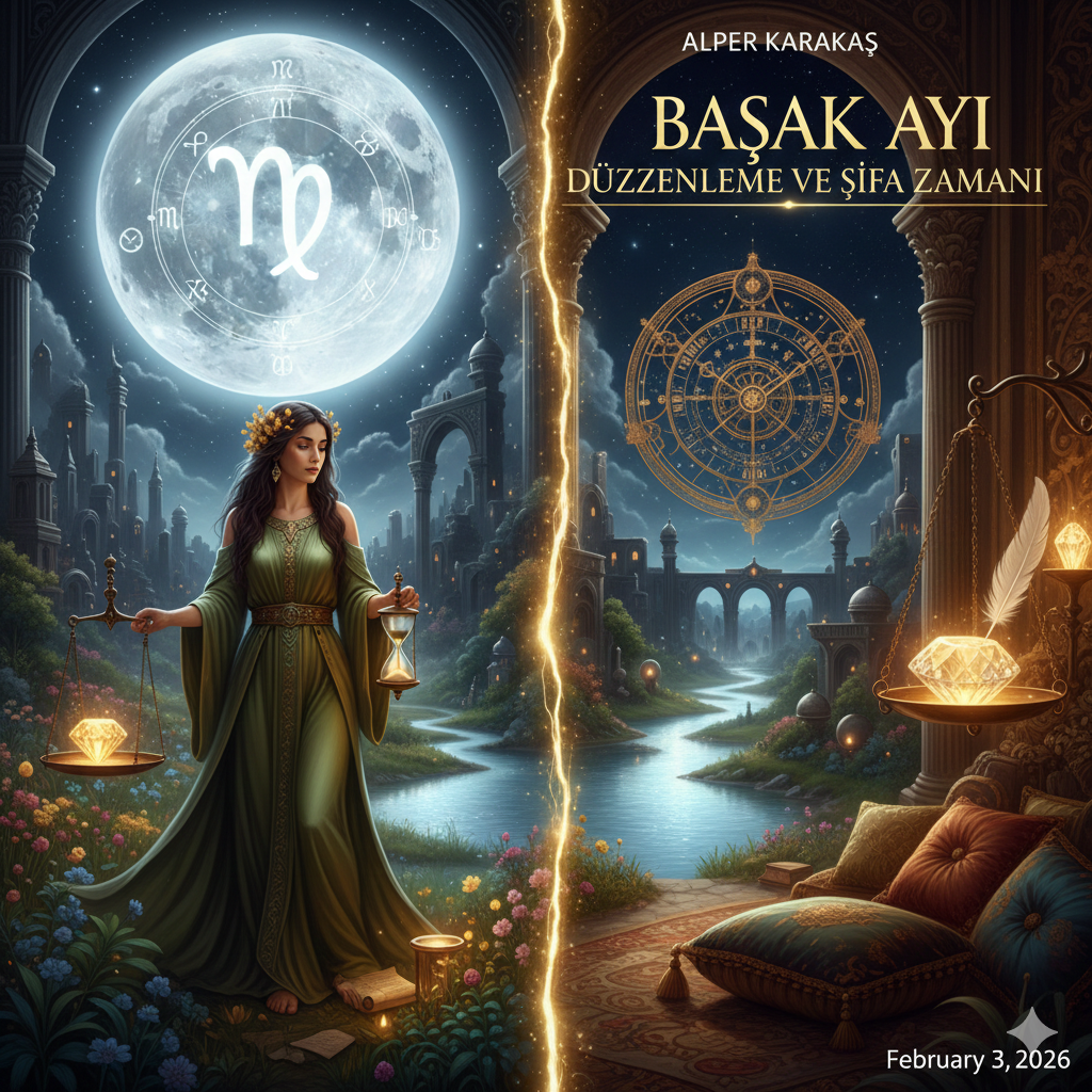🌌 3 ŞUBAT 2026 SALI: GEÇMİŞİN TOZUNU SİLKELEME VE ARINMA GÜNÜ 🌌  (Aslan Dolunayı Ertesi Özel Analizi) Bugün gökyüzünde "geçmişi temsil eden kapılar" ardına kadar açık.