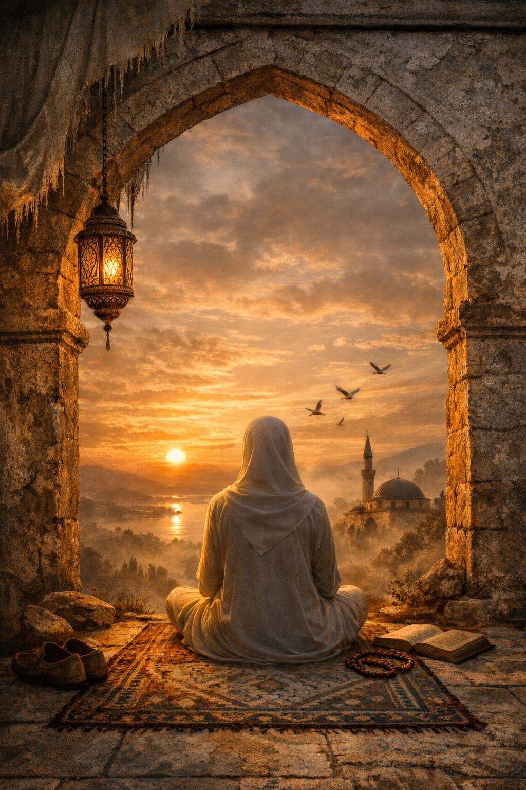 Rızık kadar huzur, kader kadar sabır, İman kadar güç…