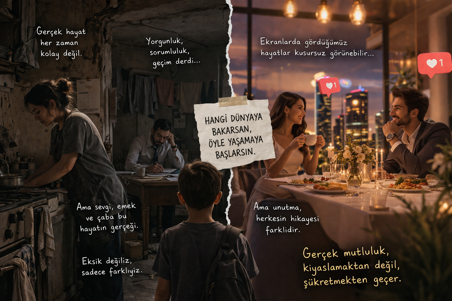 ÇOCUK, GERÇEK VE BOYANMIŞ DÜNYA